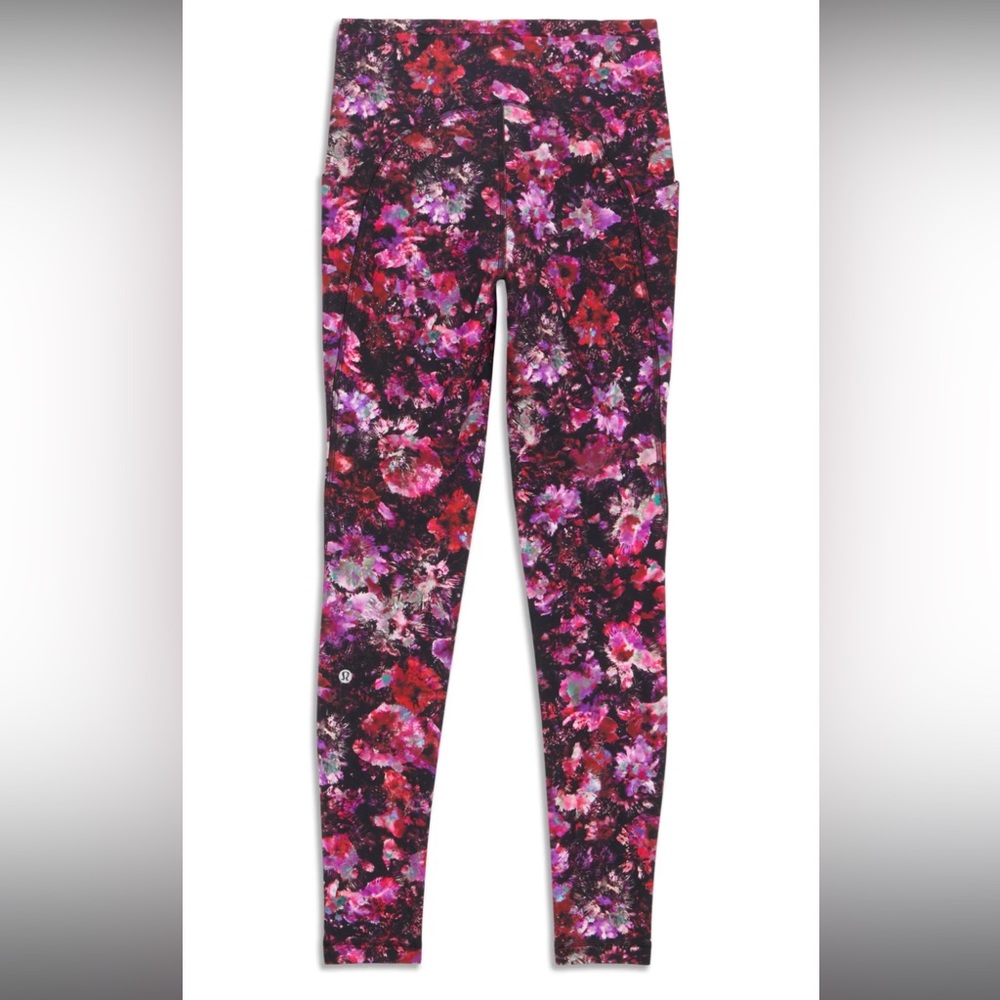 Lululemon floral tights
